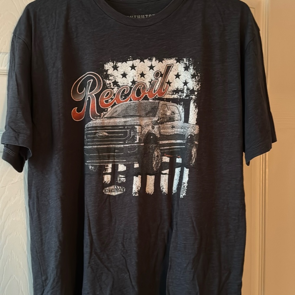 Men's XL Gray Recoil Enthuzst Shirt